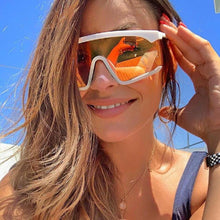 将图片加载到图库查看器,Oversized Shield Sunglasses for Women Men Square Rimless Fashion Shades Sunglasses For Women & Men Elegant Shades For Women Popular Oversized Festival Trendy Sunglasses For Men & Women
