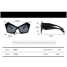 Load image into Gallery viewer, Oversized Square Cateye Polarized Sunglasses Big Trendy Style Fashionable Personality Big Frame Sunglasses New Fashionable & Popular Street Style Sunglasses For Women