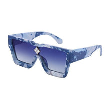 将图片加载到图库查看器,Oversized Square Rimless Shades UV400 Shape Sunglasses For Women New Fashionable New Big Frame Sun Glasses for Female New Latest Attractive Large Flat Top Eyewear For Unisex