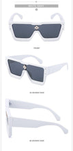 将图片加载到图库查看器,Oversized Square Rimless Shades UV400 Shape Sunglasses For Women New Fashionable New Big Frame Sun Glasses for Female New Latest Attractive Large Flat Top Eyewear For Unisex