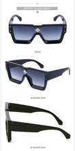 将图片加载到图库查看器,Oversized Square Rimless Shades UV400 Shape Sunglasses For Women New Fashionable New Big Frame Sun Glasses for Female New Latest Attractive Large Flat Top Eyewear For Unisex