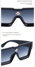 将图片加载到图库查看器,Oversized Square Rimless Shades UV400 Shape Sunglasses For Women New Fashionable New Big Frame Sun Glasses for Female New Latest Attractive Large Flat Top Eyewear For Unisex
