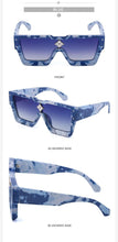 将图片加载到图库查看器,Oversized Square Rimless Shades UV400 Shape Sunglasses For Women New Fashionable New Big Frame Sun Glasses for Female New Latest Attractive Large Flat Top Eyewear For Unisex