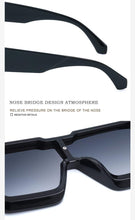 将图片加载到图库查看器,Oversized Square Rimless Shades UV400 Shape Sunglasses For Women New Fashionable New Big Frame Sun Glasses for Female New Latest Attractive Large Flat Top Eyewear For Unisex