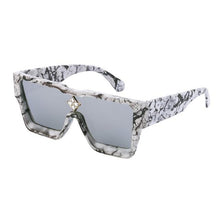 将图片加载到图库查看器,Oversized Square Rimless Shades UV400 Shape Sunglasses For Women New Fashionable New Big Frame Sun Glasses for Female New Latest Attractive Large Flat Top Eyewear For Unisex