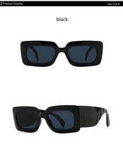 将图片加载到图库查看器,Oversized Square Sunglasses Classic Square Sunglasses For Men & Women Sun Glasses In Snake Pattern For Traveling Shades Female