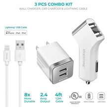 Load image into Gallery viewer, Overtime Dual iPhone Car Charger Set