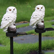 Load image into Gallery viewer, Owl Solar LED Lights with Decorative Stake