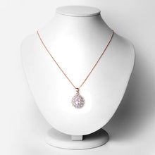 将图片加载到图库查看器,4.26 Carat Genuine Kunzite and White Topaz .925 Sterling Silver Pendant