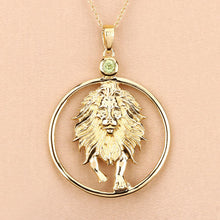 Load image into Gallery viewer, 0.24 Carat Genuine Peridot .925 Sterling Silver Pendant