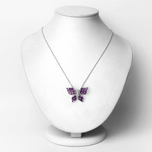 Load image into Gallery viewer, 3.90 Carat Genuine Amethyst .925 Sterling Silver Pendant
