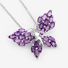 Load image into Gallery viewer, 3.90 Carat Genuine Amethyst .925 Sterling Silver Pendant