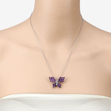 Load image into Gallery viewer, 3.90 Carat Genuine Amethyst .925 Sterling Silver Pendant