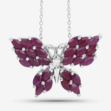 Load image into Gallery viewer, 3.12 Carat Genuine Ruby .925 Sterling Silver Pendant