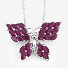 Load image into Gallery viewer, 3.12 Carat Genuine Ruby .925 Sterling Silver Pendant