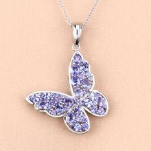 Load image into Gallery viewer, 3.78 Carat Genuine Tanzanite .925 Sterling Silver Pendant