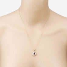 Load image into Gallery viewer, IGI Certified 2.01 Carat Genuine Brown Diamond Center and 0.29cttw White Diamond 18K Yellow Gold Pendant (2.30cttw)
