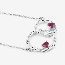 将图片加载到图库查看器,0.70 Carat Genuine Ruby .925 Sterling Silver Pendant