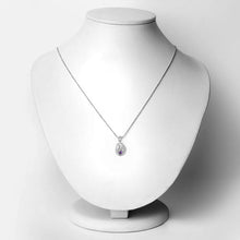 Load image into Gallery viewer, 0.15 Carat Genuine Amethyst .925 Sterling Silver Pendant