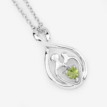 Load image into Gallery viewer, 0.15 Carat Genuine Peridot .925 Sterling Silver Pendant