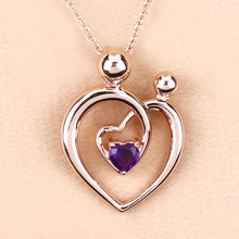 Load image into Gallery viewer, 0.25 Carat Genuine Amethyst .925 Sterling Silver Pendant