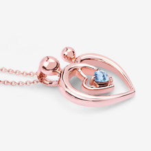 Load image into Gallery viewer, 0.28 Carat Genuine Swiss Blue Topaz .925 Sterling Silver Pendant