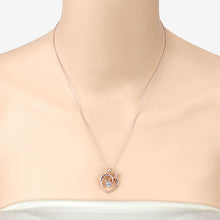 Load image into Gallery viewer, 0.28 Carat Genuine Swiss Blue Topaz .925 Sterling Silver Pendant