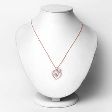 Load image into Gallery viewer, 0.28 Carat Genuine Swiss Blue Topaz .925 Sterling Silver Pendant