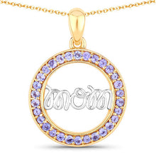 Load image into Gallery viewer, 0.64 Carat Genuine Tanzanite .925 Sterling Silver Pendant