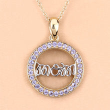 Load image into Gallery viewer, 0.64 Carat Genuine Tanzanite .925 Sterling Silver Pendant