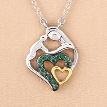 Load image into Gallery viewer, 0.24 Carat Genuine Emerald .925 Sterling Silver Pendant