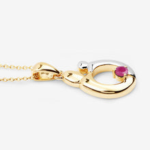 Load image into Gallery viewer, 0.20 Carat Genuine Ruby .925 Sterling Silver Pendant