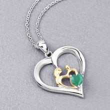 Load image into Gallery viewer, 0.45 Carat Genuine Emerald .925 Sterling Silver Pendant
