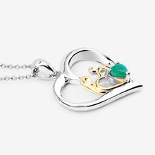 Load image into Gallery viewer, 0.45 Carat Genuine Emerald .925 Sterling Silver Pendant