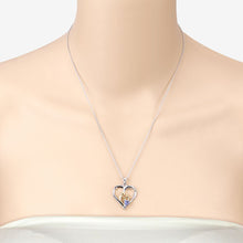 Load image into Gallery viewer, 0.45 Carat Genuine Tanzanite .925 Sterling Silver Pendant