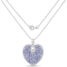 Load image into Gallery viewer, 6.17 Carat Genuine Tanzanite .925 Sterling Silver Pendant