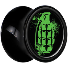 将图片加载到图库查看器,Black Acrylic Green Grenade Saddle Plug Set 1/2