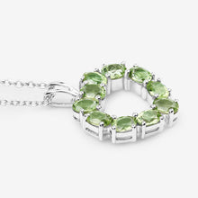 Load image into Gallery viewer, 1.70 Carat Genuine Peridot .925 Sterling Silver Pendant