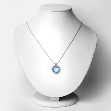 Load image into Gallery viewer, 1.90 Carat Genuine Swiss Blue Topaz .925 Sterling Silver Pendant