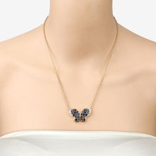 Load image into Gallery viewer, 3.83 Carat Genuine Blue Sapphire and White Zircon .925 Sterling Silver Pendant