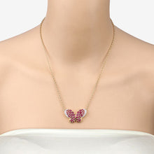 Load image into Gallery viewer, 4.15 Carat Genuine Ruby and White Zircon .925 Sterling Silver Pendant