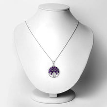 Load image into Gallery viewer, 2.94 Carat Genuine Amethyst .925 Sterling Silver Pendant