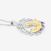 Load image into Gallery viewer, 0.11 Carat Genuine Tanzanite .925 Sterling Silver Pendant