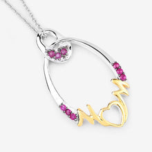 将图片加载到图库查看器,0.18 Carat Genuine Ruby .925 Sterling Silver Pendant