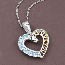 Load image into Gallery viewer, 0.84 Carat Genuine Swiss Blue Topaz .925 Sterling Silver Pendant