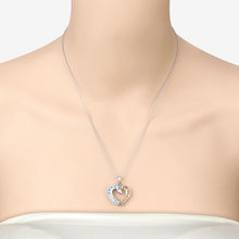 Load image into Gallery viewer, 0.84 Carat Genuine Swiss Blue Topaz .925 Sterling Silver Pendant