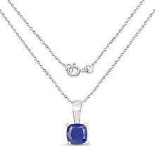Load image into Gallery viewer, 1.80 Carat Genuine Emerald, Glass Filled Ruby & Glass Filled Sapphire .925 Sterling Silver Pendant