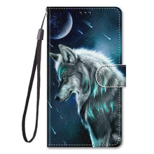将图片加载到图库查看器,Painted Leather Flip Phone Case For Xiaomi Redmi 8 9 9A 9C 9T Redmi 10 Lion Cat Butterfly Wallet Card Holder Stand Book Cover Colorful PU Leather Wallet Flip Cover Shockproof Card Slots Holder Side Pocket Magnetic Closure Stylish Case