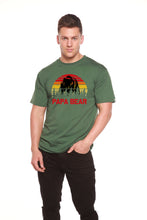 Load image into Gallery viewer, Papa Bear Men's Bamboo Viscose/Organic Cotton Short Sleeve Graphic T-Shirt