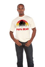 Load image into Gallery viewer, Papa Bear Men's Bamboo Viscose/Organic Cotton Short Sleeve Graphic T-Shirt